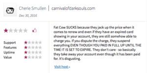 Fatcow review user pro